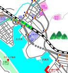 笠岡港花火大会地図